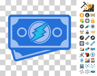 Bonus ile Electroneum banknotlar simgesi