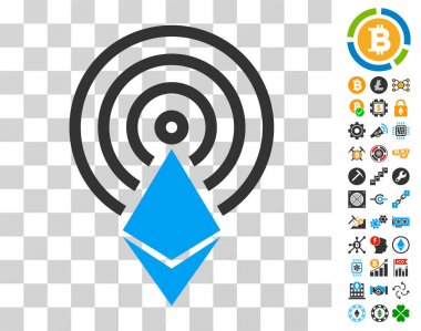 Bonus ile Ethereum kristal Airdrop simgesi