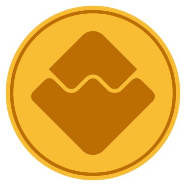 Para birimi dalgalar altın sikke