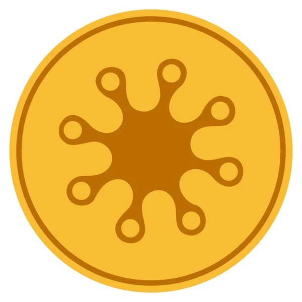 AXENIC zlatá mince — Stockový vektor