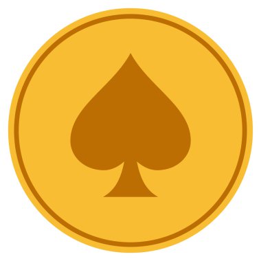 Maça uygun altın sikke