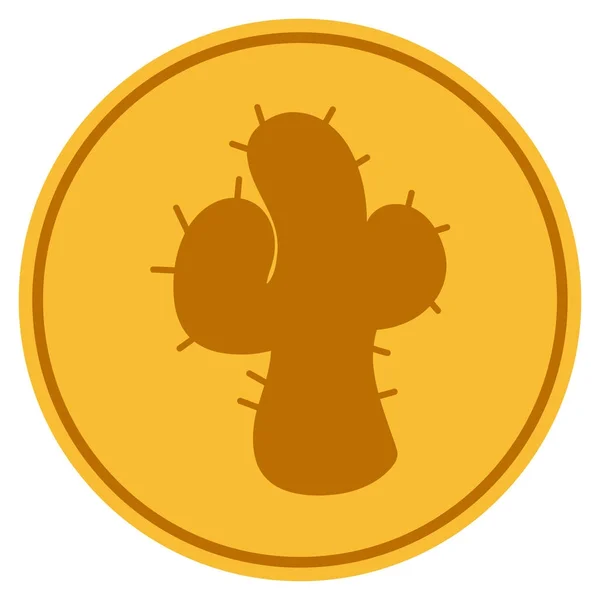 Cactussen Gold Coin — Stockfoto