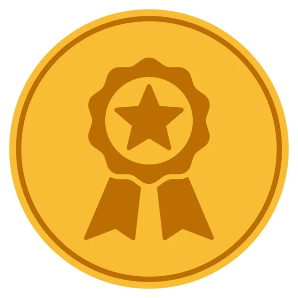 Certificado Sello Moneda de Oro —  Fotos de Stock