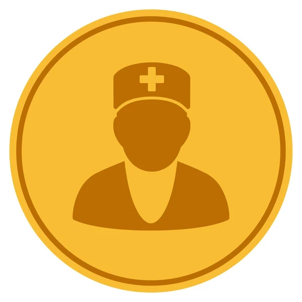 Doctor Gold Coin — Stock Photo, Image