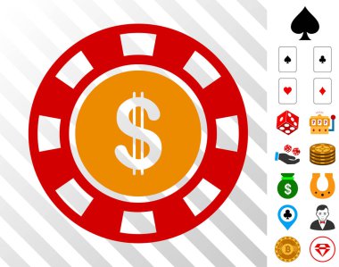 Bonus ile dolar Casino çip simgesi