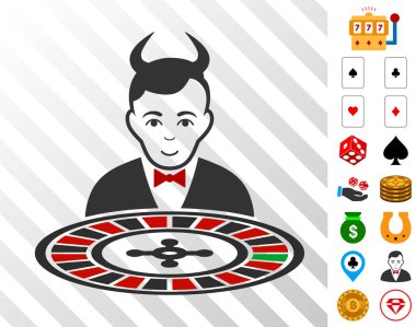 Şeytan rulet Bonus krupiye simgesiyle