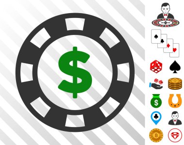 Bonus ile dolar Casino çip simgesi