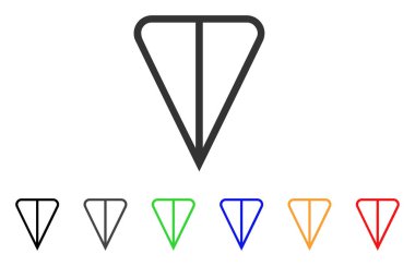 Ton para birimi vektör simgesi