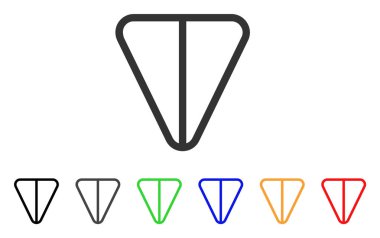 Ton para birimi vektör simgesi