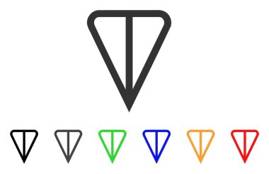 Ton para birimi vektör simgesi