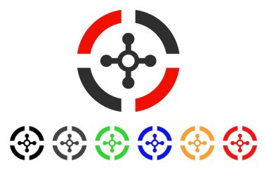 Rulet vektör simgesi