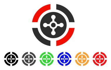 Rulet vektör simgesi