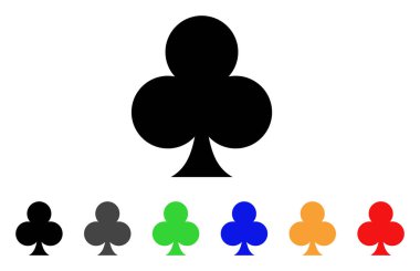 Kulüp takım elbise vektör simgesi