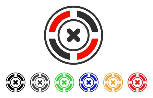 Roulette vektor symbol — Stock vektor