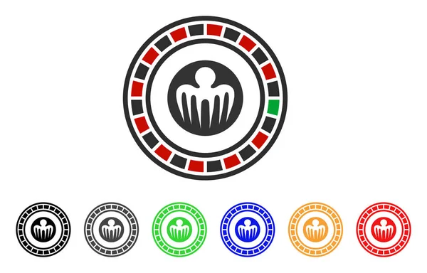 Spectre Casino Icône vectorielle — Image vectorielle
