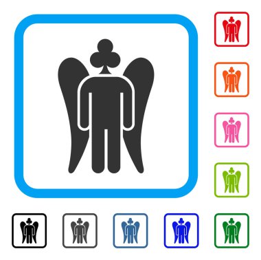 Melek kumar simgesi çerçeveli