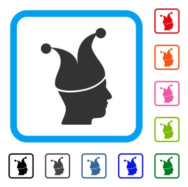 Joker denen adam simgesi çerçeveli