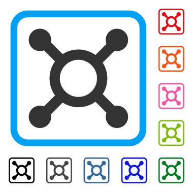 Rulet simgesi çerçeveli