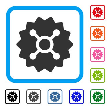 Rulet belirteci çerçeveli simgesi