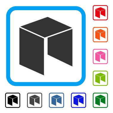 Neo para birimi simgesi çerçeveli