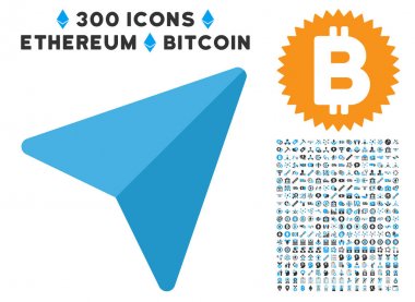 Bonus ile serbest kağıt uçak düz simgesi