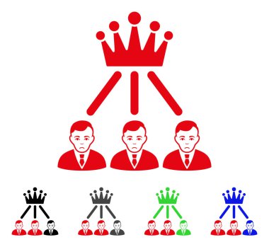 Üzgün hiyerarşi erkekler vektör simgesi