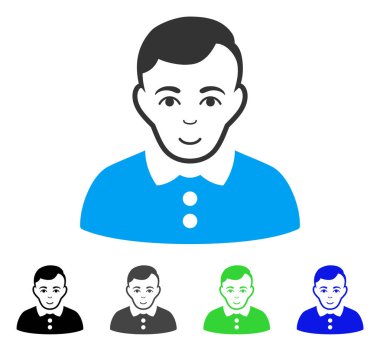 Çocuk vektör simgesi zevk