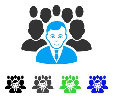 Sevinç kalabalık vektör simgesi