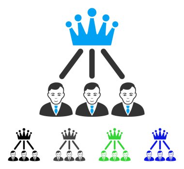 Mutlu hiyerarşi erkekler vektör simgesi