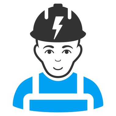 Elektrikçi düz simgesi