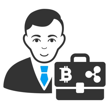 Cryptocurrency Accounter düz simgesi