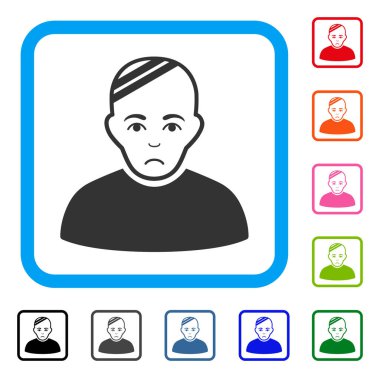 Hasta zavallı simgesi çerçeveli