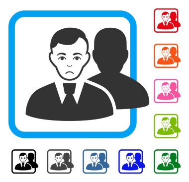 Zavallı simge kullanıcılar çerçeveli