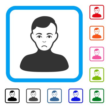 Çocuk ne yazık ki simge çerçeveli