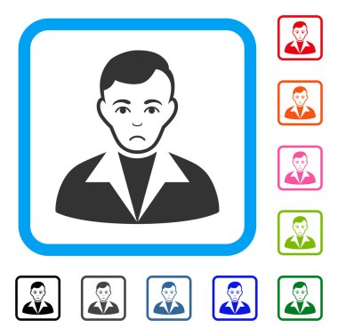 Adam, ne yazık ki simge çerçeveli