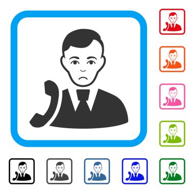 Arama Yöneticisi mutsuz simgesi çerçeveli