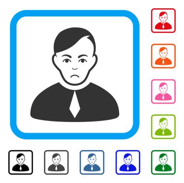 Loyer zavallı simgesi çerçeveli