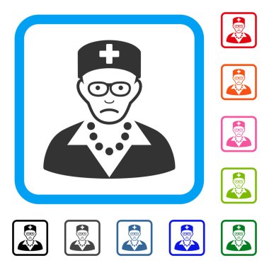 Eski hemşire ne yazık ki simge çerçeveli