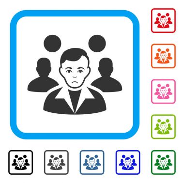 Personel lideri Dolor simgesi çerçeveli