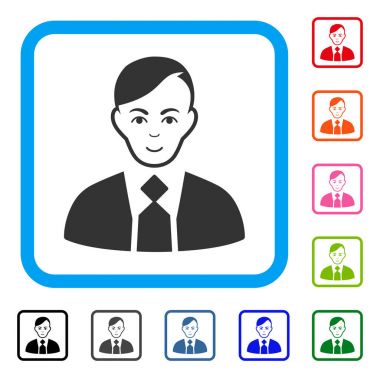 Çerçeveli Führer memnun simgesi