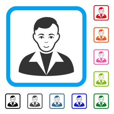 Adam çerçeveli sevinç kutsal kişilerin resmi