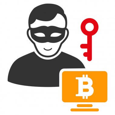 Bitcoin Hacker simgesi