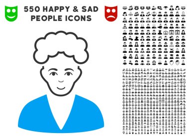 Bonus ile sarışın çocuk simgesi