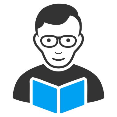 Okuyucu öğrenci simgesi