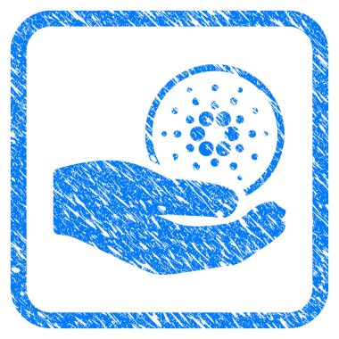 Cardano teklif el damgası çerçeveli