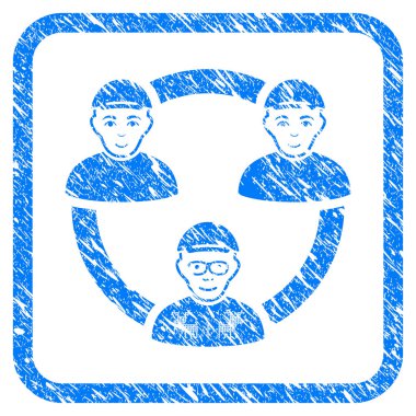 Geek işbirliği ağı damga çerçeveli