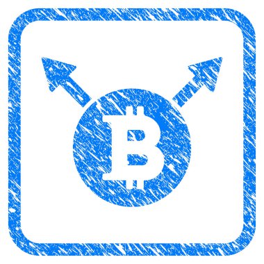 Bitcoin çatal damga çerçeveli