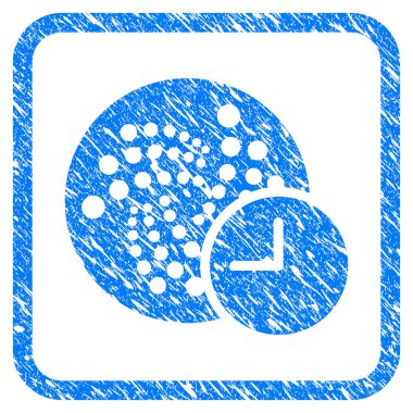 Iota kredi saat damgası çerçeveli