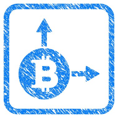 Bitcoin çatal damga çerçeveli