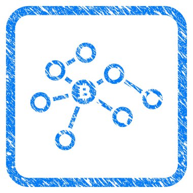 Bitcoin ağ düğümleri damga çerçeveli